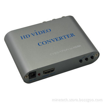 AV to HDMI converter, CVBS/YPBPR signal up to 1080p, camera, VCD, DVD signal be converter to HDTV